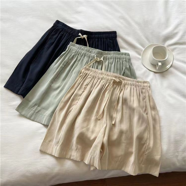 Straight very thin loose cool at home shorts for women