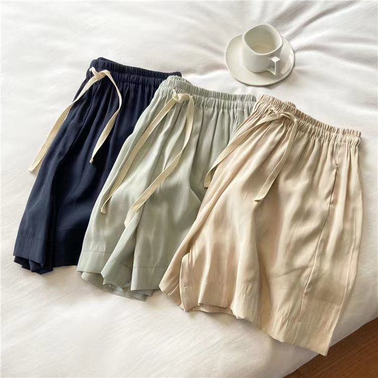 Straight very thin loose cool at home shorts for women