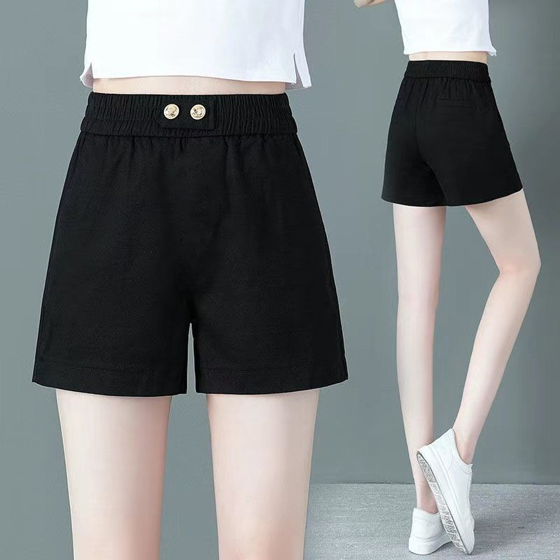Cotton all-match shorts loose pants for women