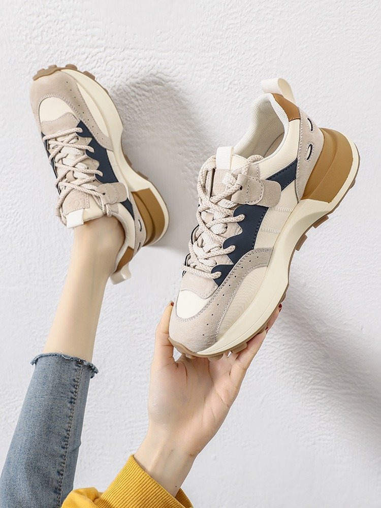 Casual Korean style shoes low frenum clunky sneaker