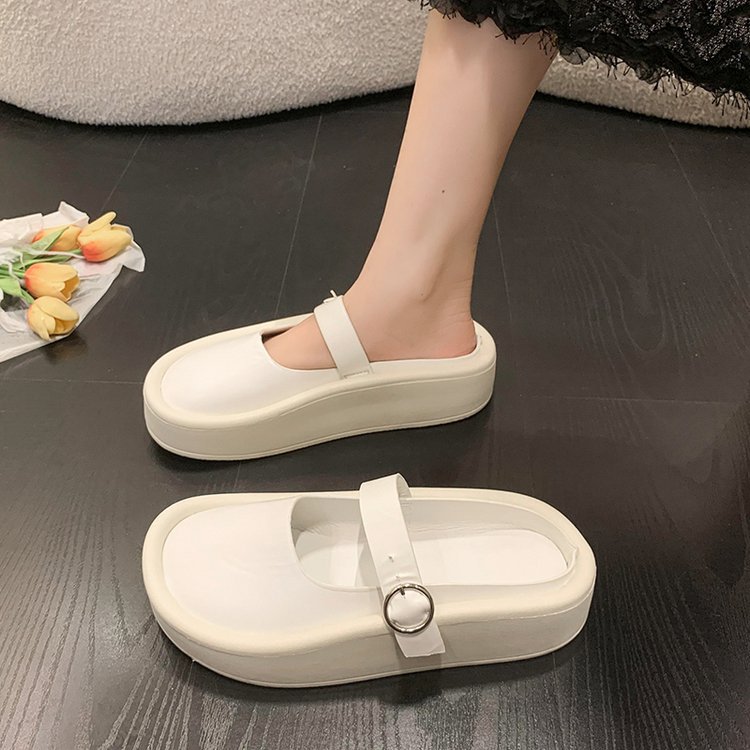 Summer Korean style thick crust slippers