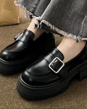 British style low shoes spring and autumn leather shoes