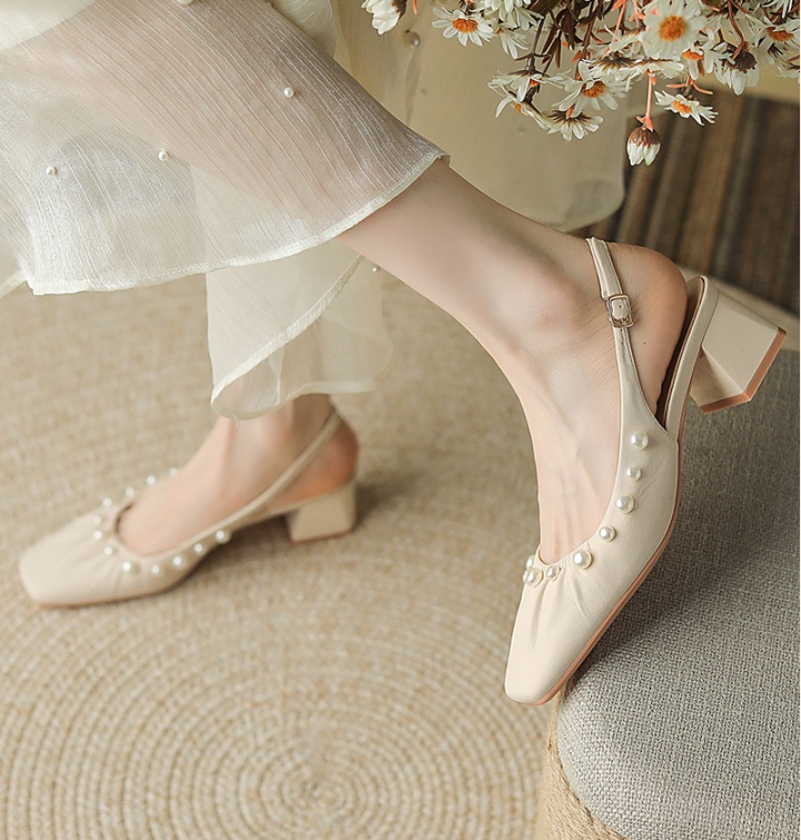 Autumn shoes sheepskin high-heeled shoes for women