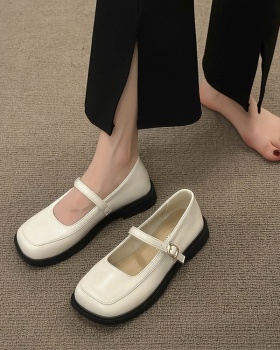 Low shoes leather shoes for women