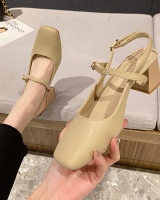 Thick lady sandals summer high-heeled shoes