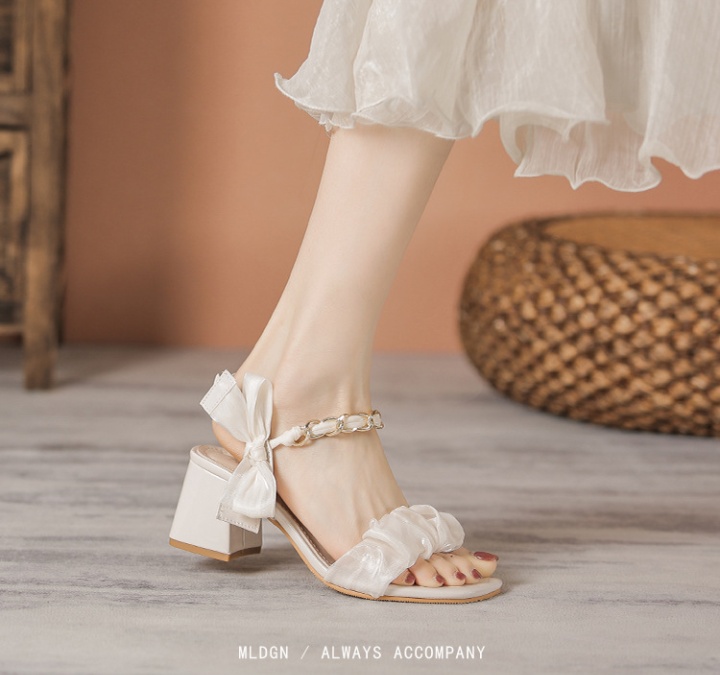 Collocation summer sandals thick skirt for women