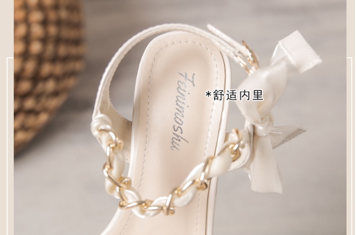 Collocation summer sandals thick skirt for women