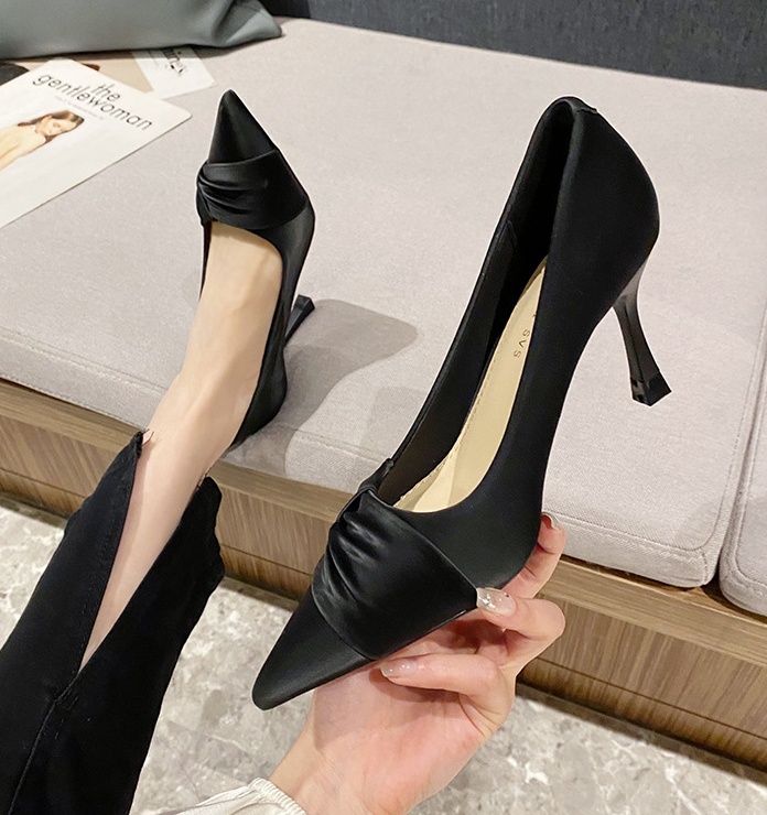 Fine-root shoes spring and summer high-heeled shoes for women