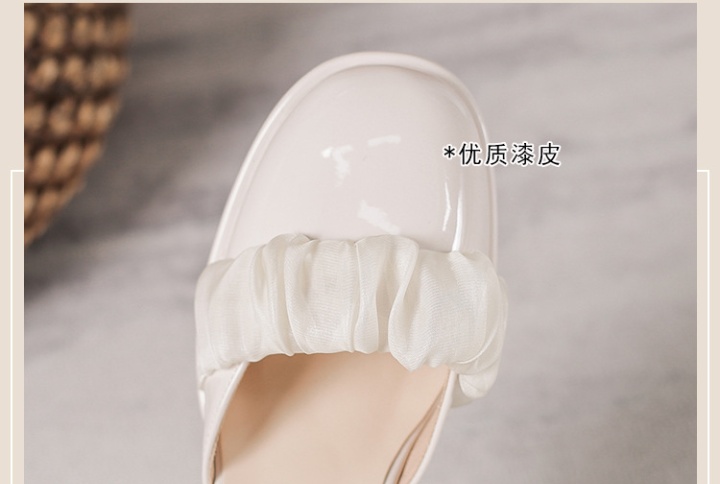 Thick soft soles shoes summer middle-heel sandals for women