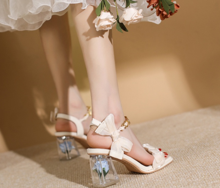 All-match lady sandals crystal summer shoes for women