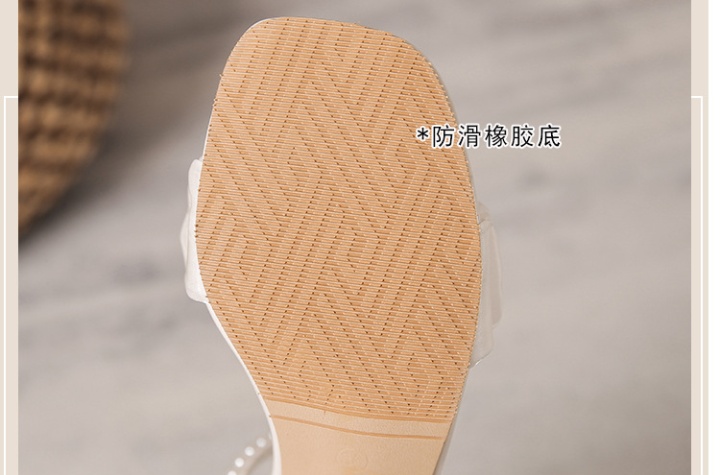 Open toe summer high-heeled shoes thick middle-heel sandals
