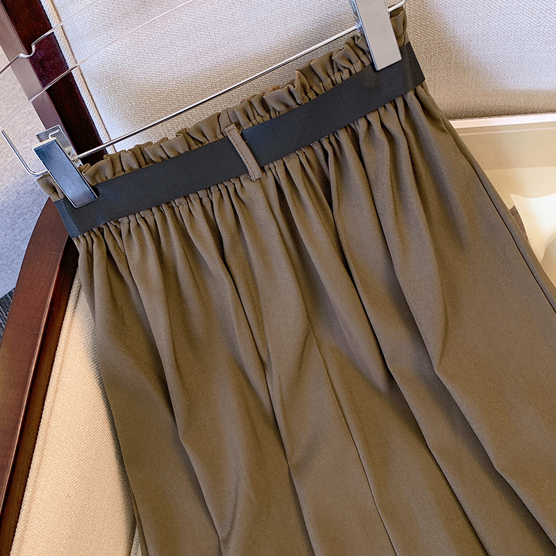 Loose fat fashion long skirt autumn slim skirt for women