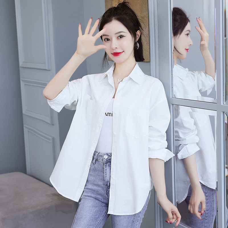 Casual loose coat Korean style shirt for women