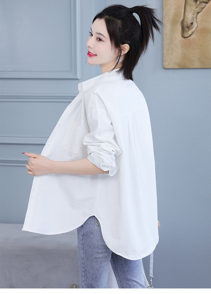 Casual loose coat Korean style shirt for women