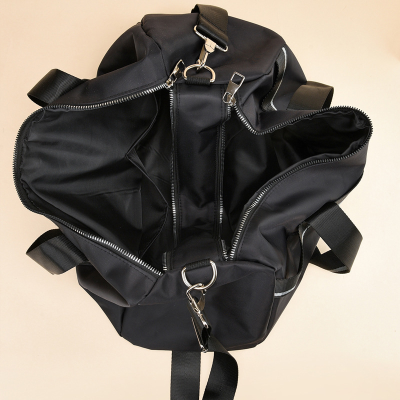 High capacity fitness shoulder bag messenger handbag