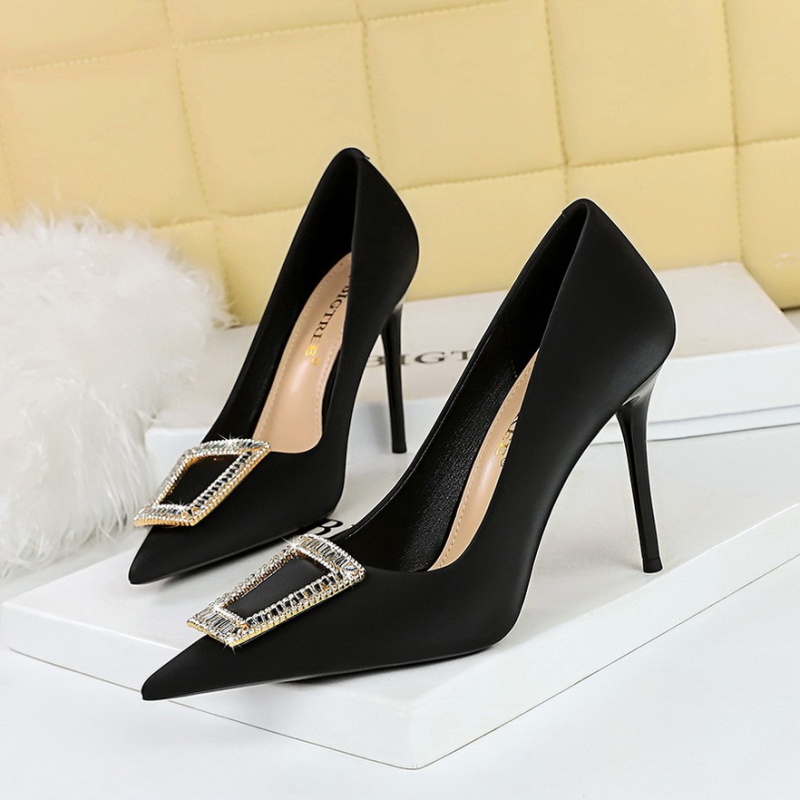 Korean style shoes pointed high-heeled shoes for women