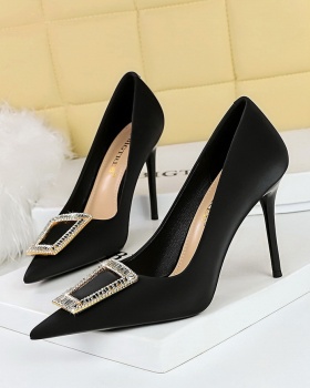Korean style shoes pointed high-heeled shoes for women