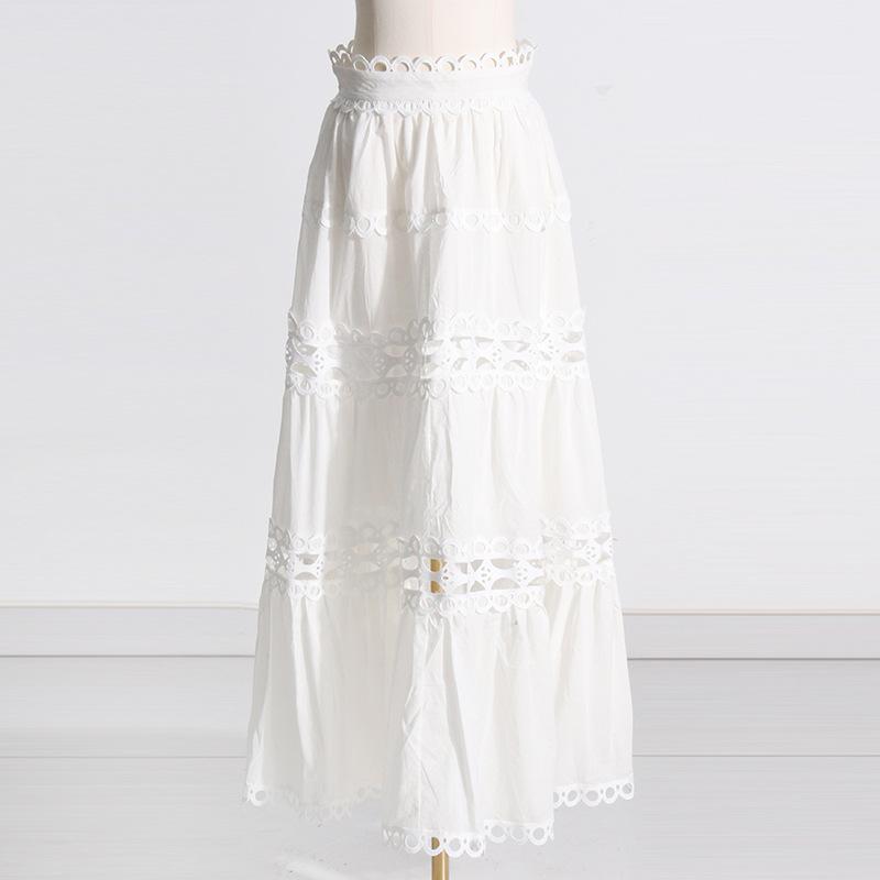Pure princess sleeves France style lace skirt 2pcs set