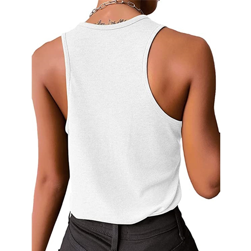 Pure sexy vest bottoming European style T-shirt