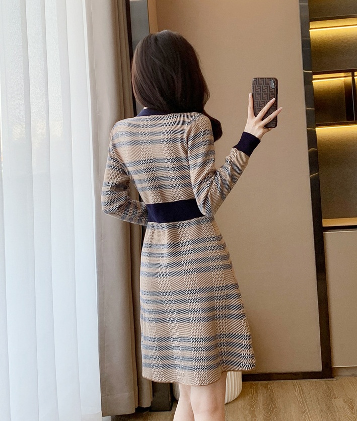 France style dress fashion and elegant sweater for women