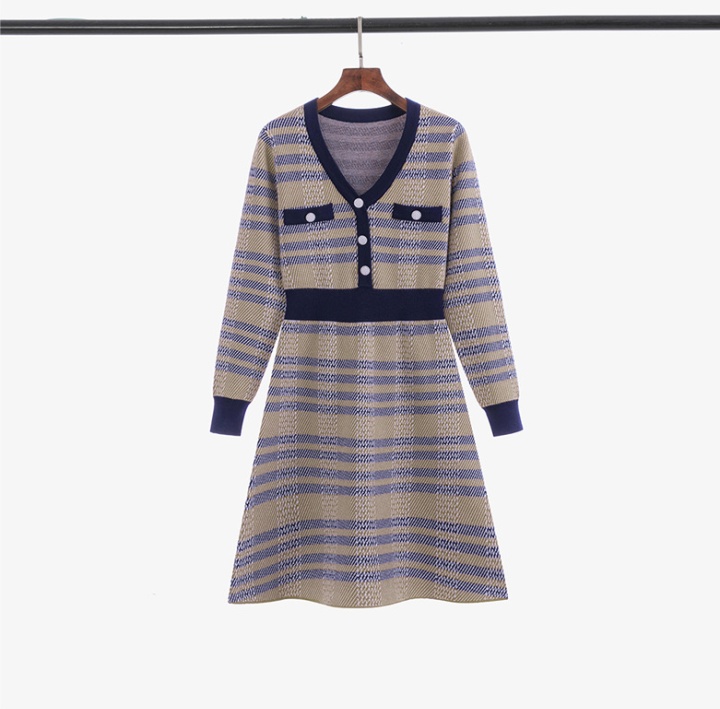 France style dress fashion and elegant sweater for women