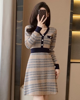 France style dress fashion and elegant sweater for women