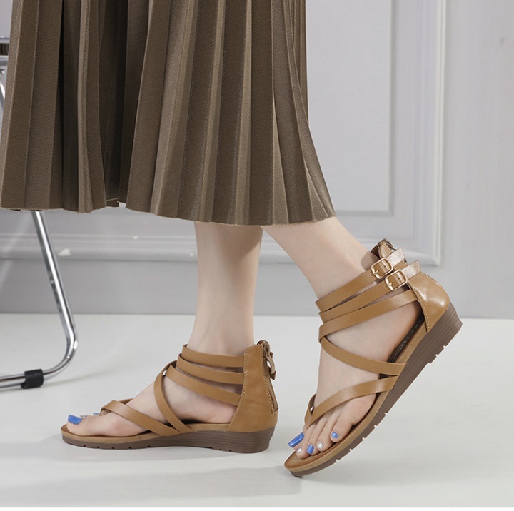 Large yard zip European style fashion rome sandals