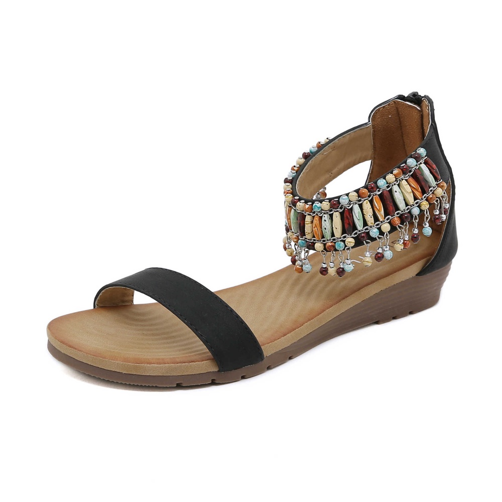 Seaside vacation beads large yard sandals for women