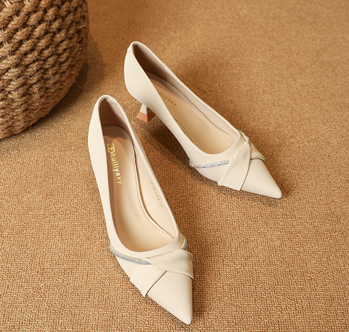 Pointed high-heeled shoes temperament shoes for women