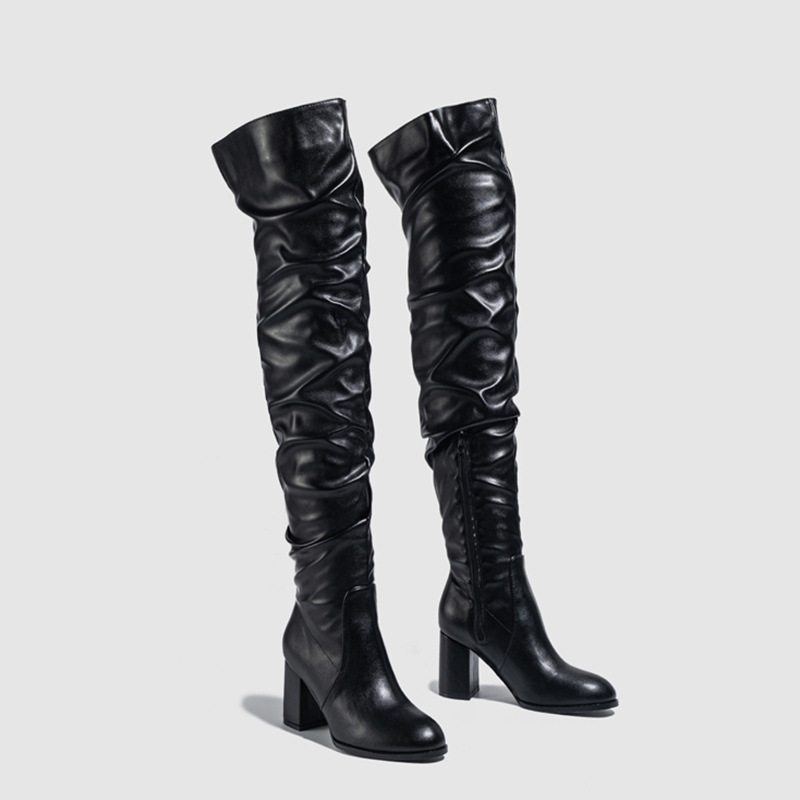 Elasticity women's boots fashion thigh boots