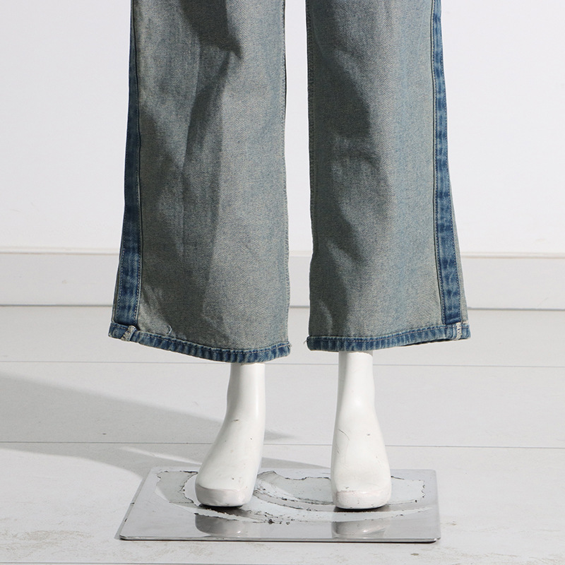 Fashion splice long pants autumn temperament jeans