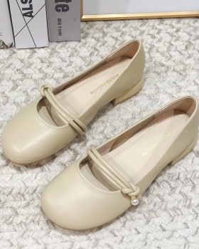 France style shoes low peas shoes for women