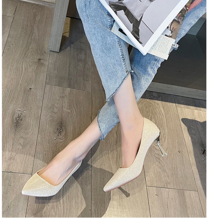 Pointed shoes sexy high-heeled shoes for women