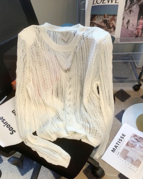 Spring and autumn sweater stripe tops for women