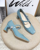 Square head high-heeled shoes shoes for women