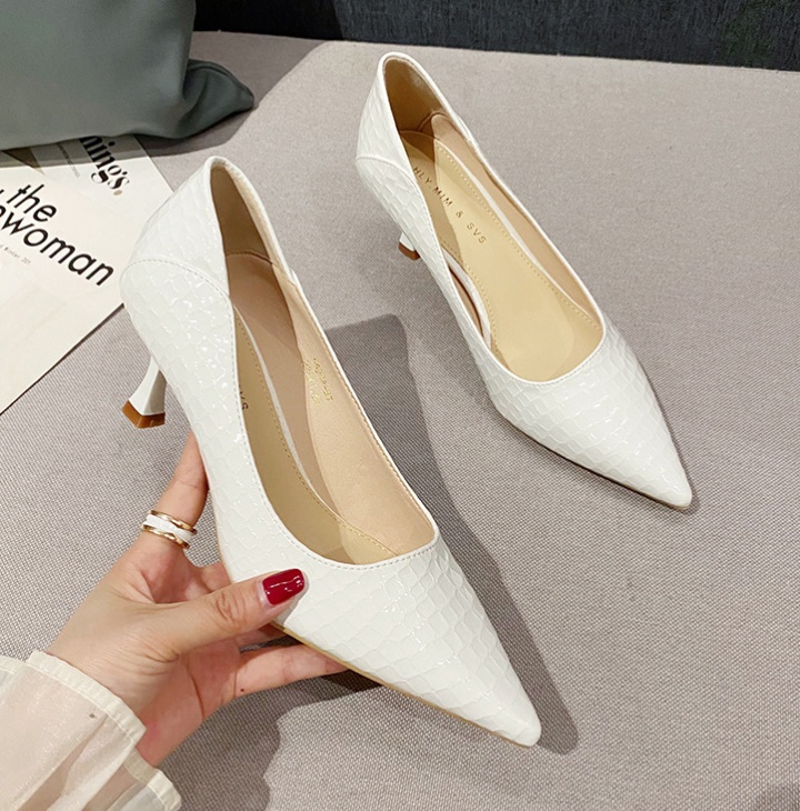 Pointed spring and summer high-heeled shoes fine-root shoes