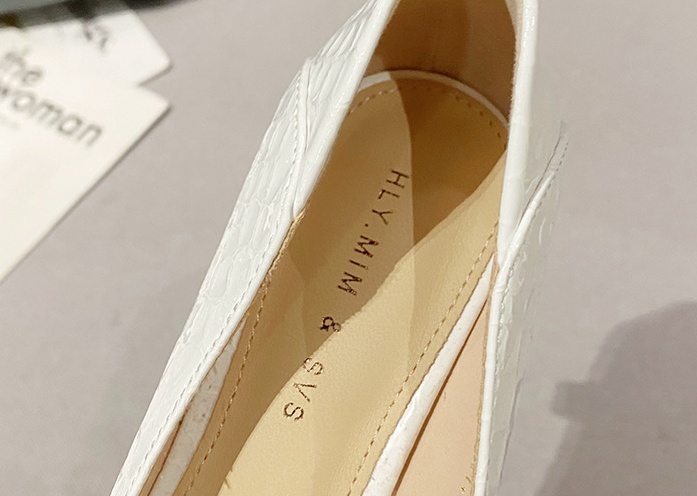 Pointed spring and summer high-heeled shoes fine-root shoes