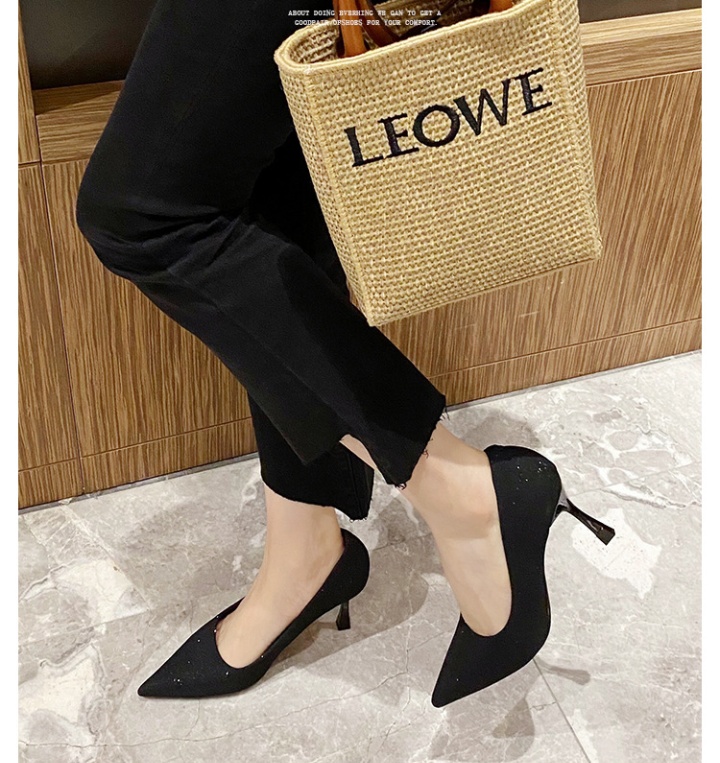 Sexy pointed high-heeled shoes fine-root shoes for women