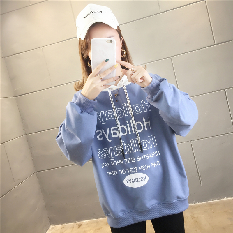 Loose cotton tops large yard hoodie for women