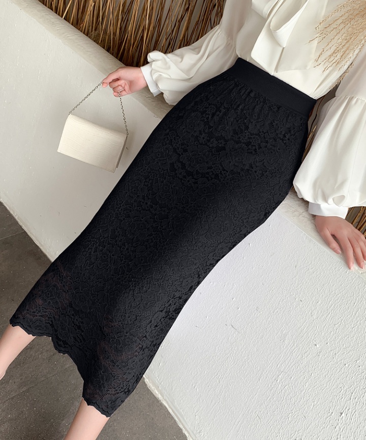 Pure Korean style skirt high waist long dress for women