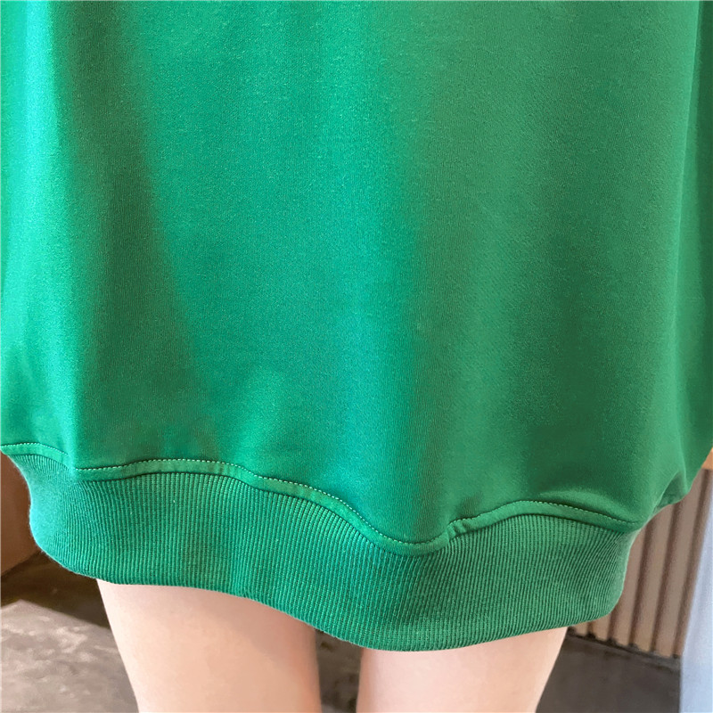 Korean style thin hoodie long sleeve tops for women
