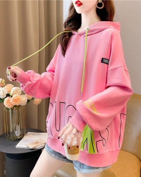 Korean style slim tops large yard hoodie