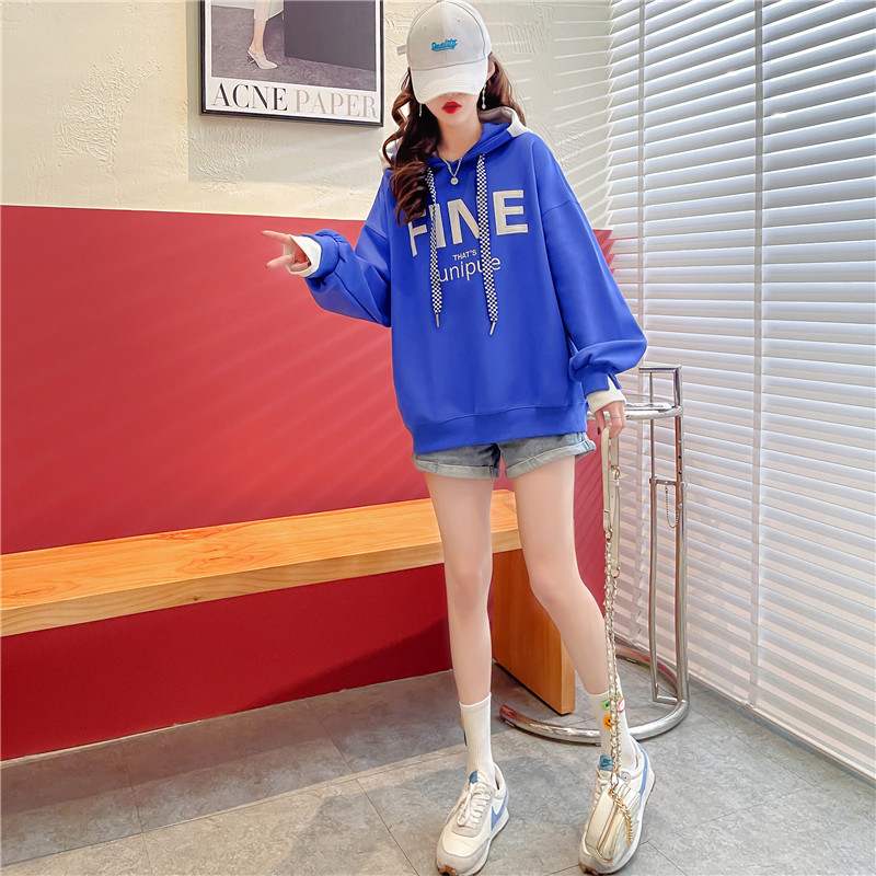 Thin spring and autumn tops Korean style hoodie