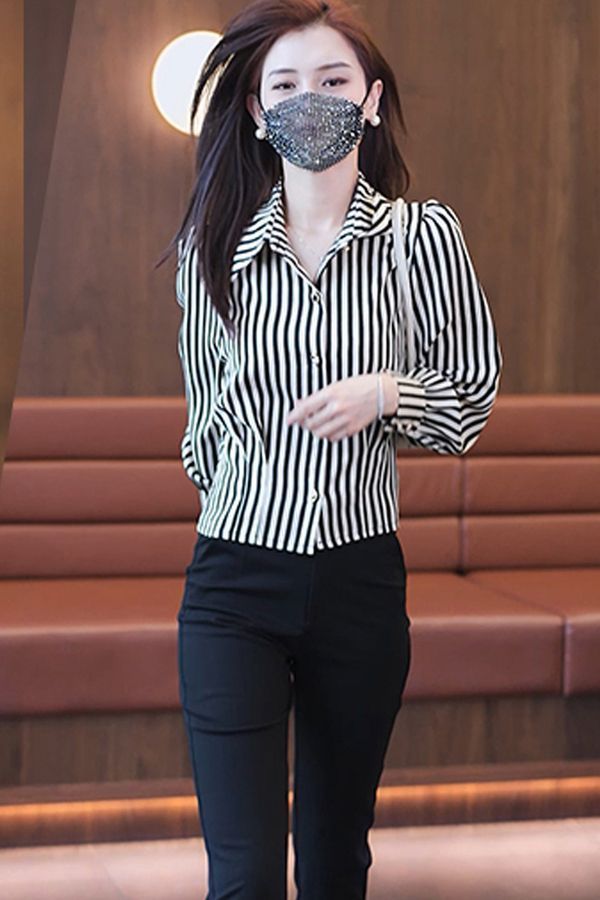 Fashionable all-match shirt spring and autumn small shirt