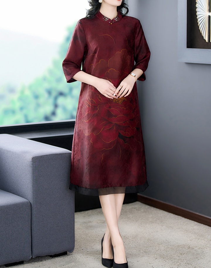 Chinese style cheongsam dress for women