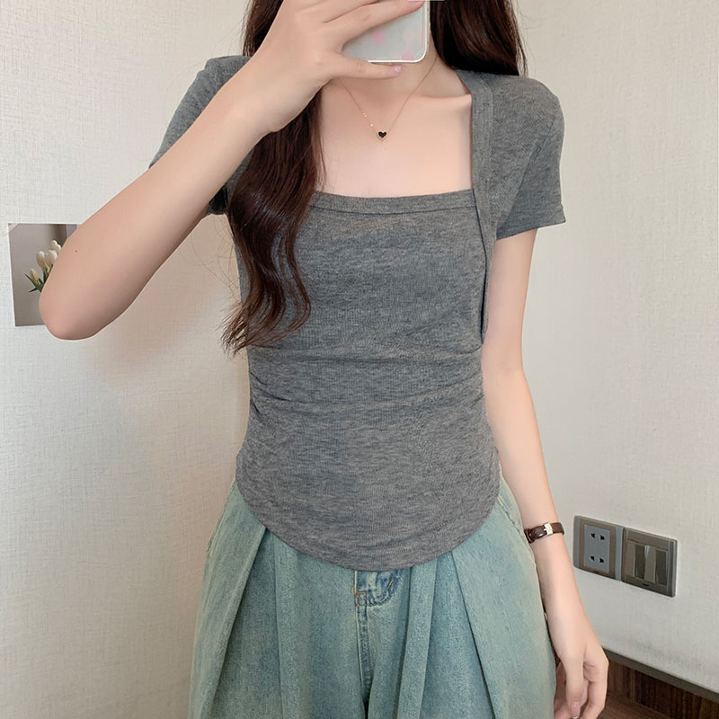 Chouzhe spicegirl T-shirt short sleeve tops