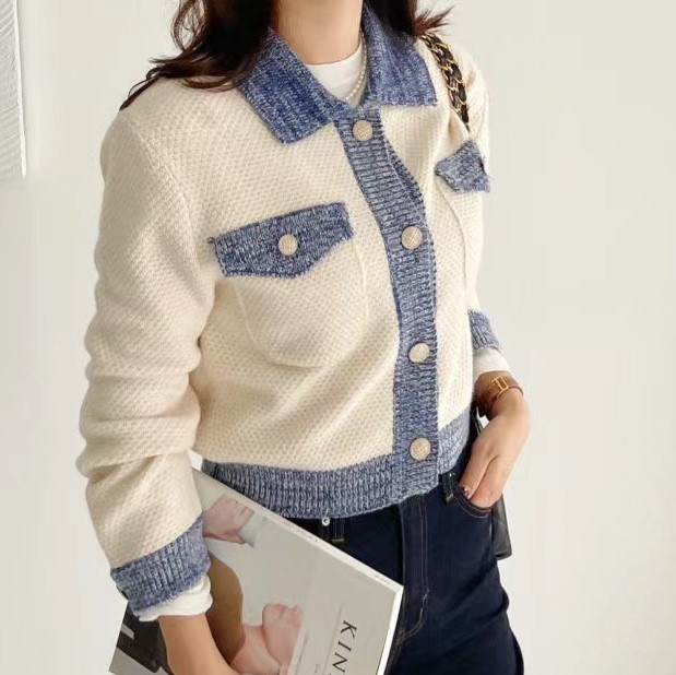 Korean style single-breasted tops fashion and elegant coat