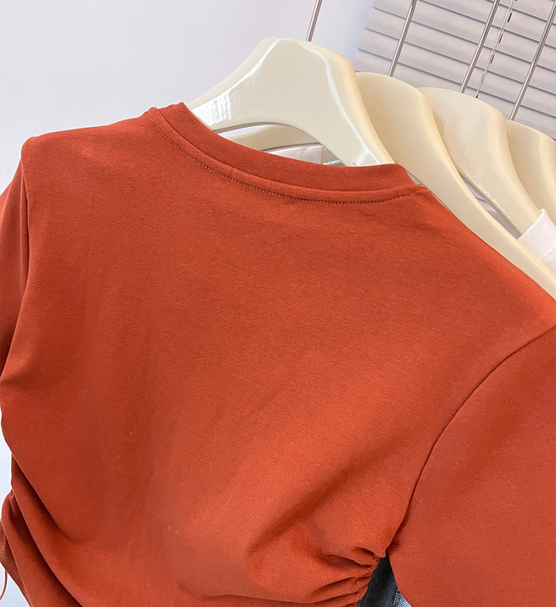 Summer slim T-shirt short sleeve tops for women