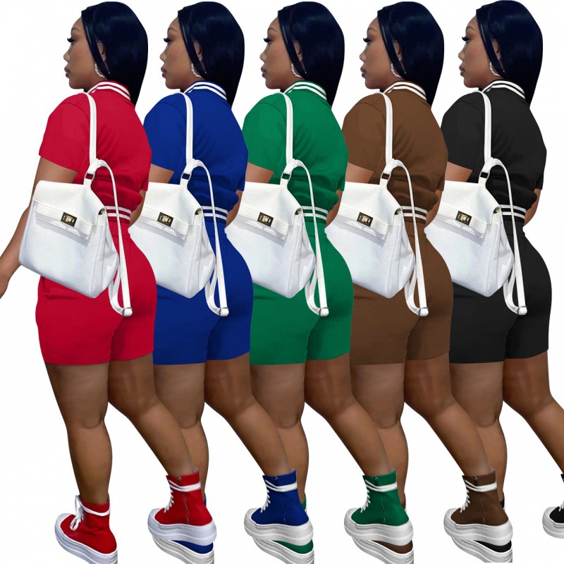Single-breasted baseball uniforms fashion cardigan 2pcs set