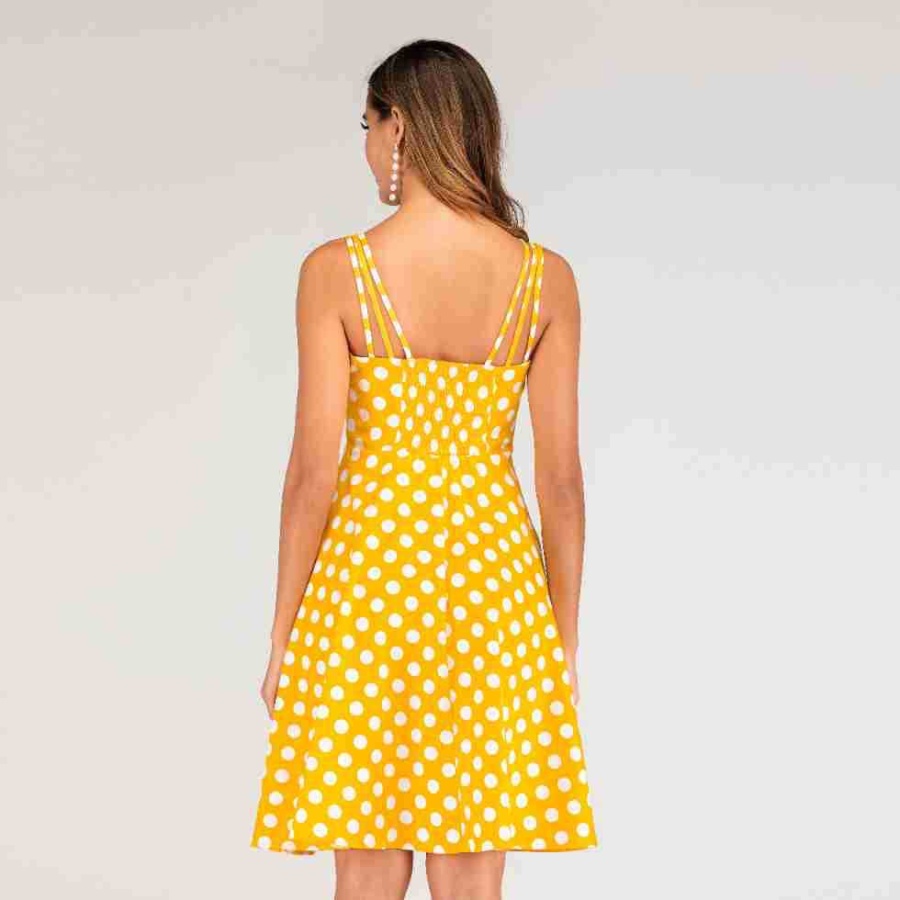 Big skirt Sexy underwear polka dot dress for women